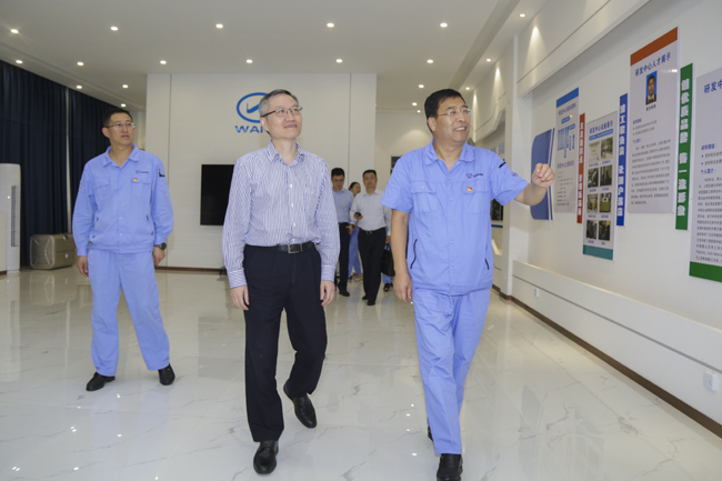 中國(guó)銀行河南省分行副行長(zhǎng)郭林到萬基控股集團(tuán)調(diào)研