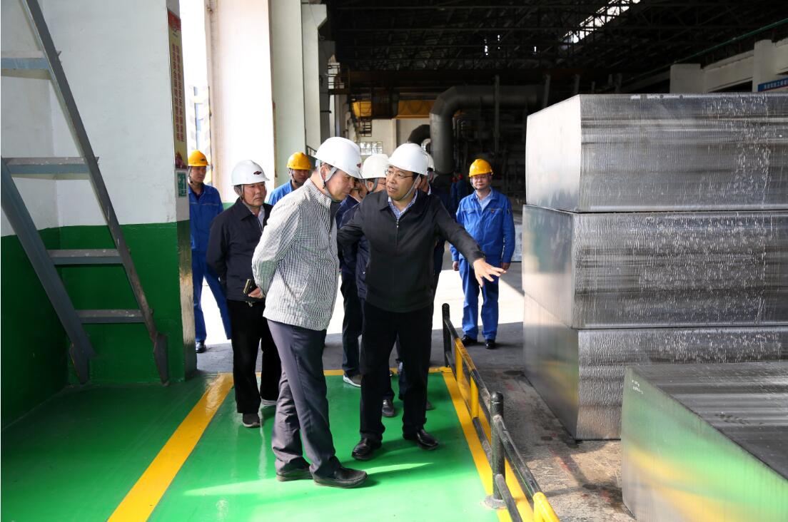 北京能源集團(tuán)投資部部長(zhǎng)楊松、北京京能電力公司總經(jīng)理金生祥一行到萬(wàn)基控股集團(tuán)調(diào)研