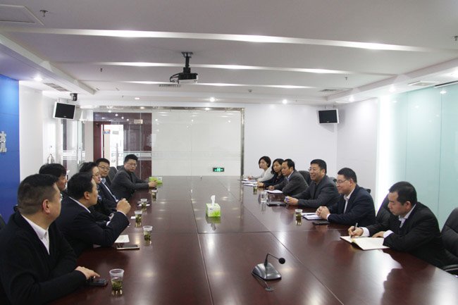 中國(guó)兵器集團(tuán)中國(guó)兵工物資華東有限公司等到我公司交流物資金融模式